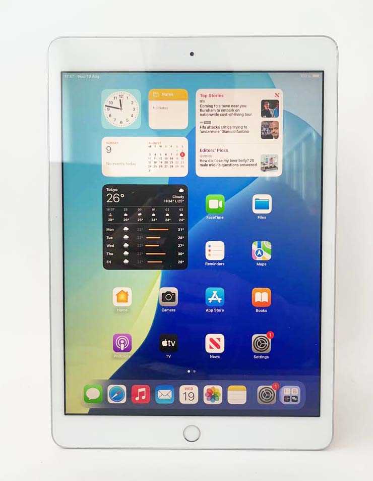Lot iPad 7th Gen 32GB Silver