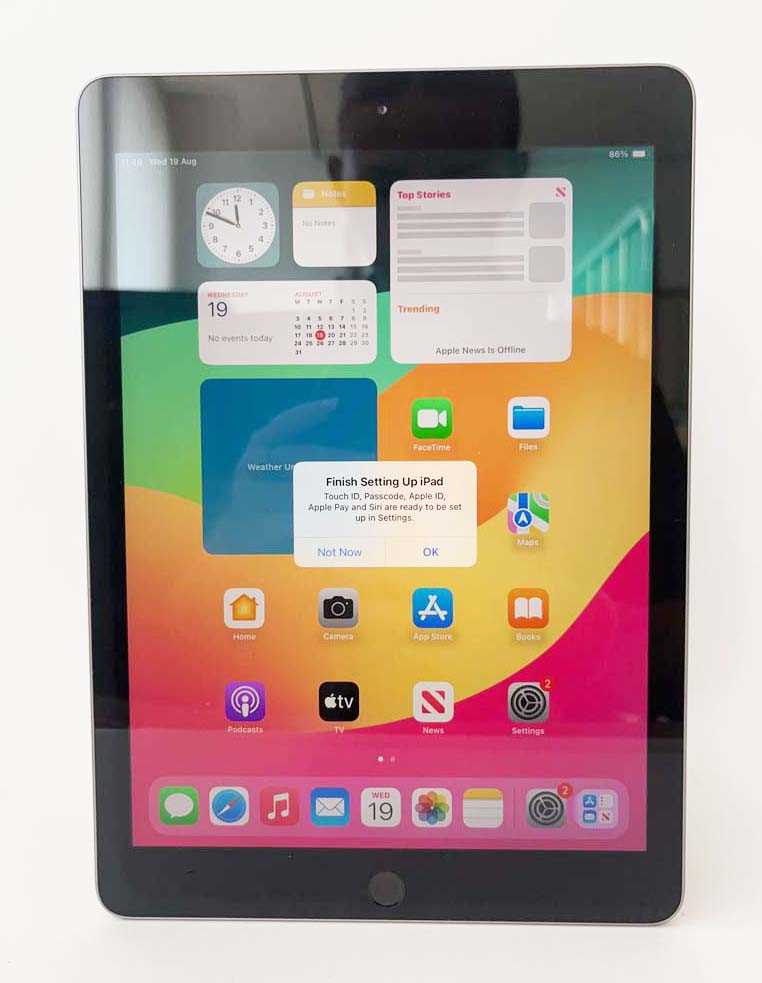 Lot iPad 6th Gen 32GB Space Grey