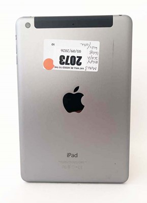 Lot iPad Mini 3 16GB Space Grey (WiFi & Cellular)