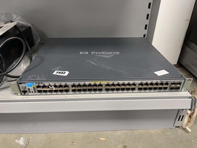 Lot 2432 - HP Pro Curve switch box