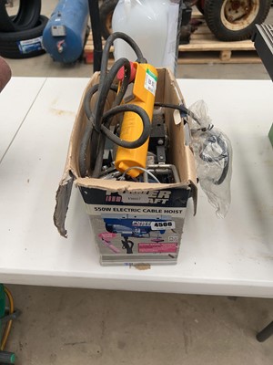 Lot 4506 - Powercraft electric cable hoist