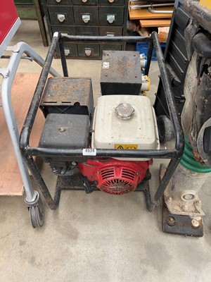 Lot 4524 - Petrol generator with mounted site transformer