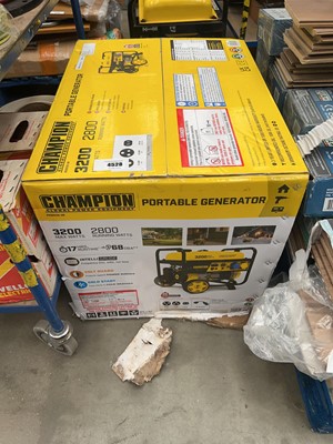 Lot 4528 - Boxed Champion portable generator petrol