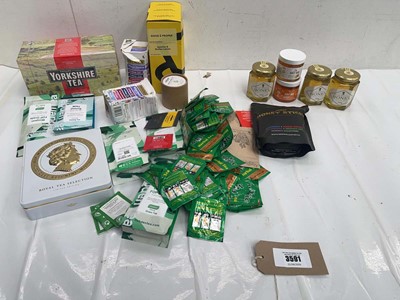 Lot 3591 - Selection of loose leaf and tea bags and...