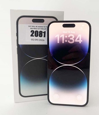 Lot iPhone 14 Pro 128GB Space Black with box