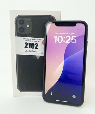 Lot iPhone 11 64GB Black with box (faulty home...