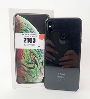 Lot iPhone XS Max 256GB Space Grey with box