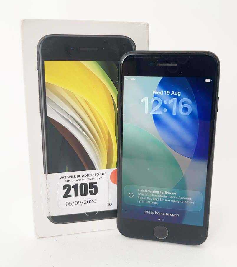 Lot iPhone SE 64GB Black with box