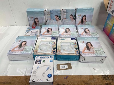 Lot 3596 - Quantity of air cooling fans, Mini Ventilators...