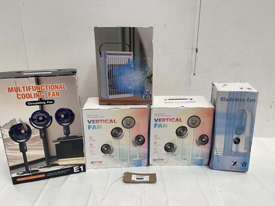 Lot 3597 - Vertical fans, bladeless fans and cooling fans