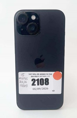 Lot iPhone 15 128GB Black
