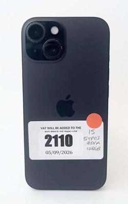 Lot iPhone 15 128GB Black
