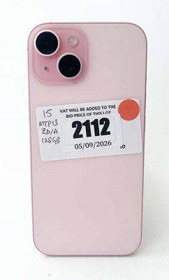 Lot iPhone 15 128GB Pink
