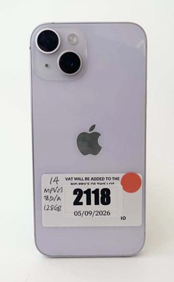Lot iPhone 14 128GB Purple