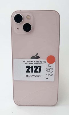 Lot iPhone 13 128GB Starlight (rear cracked)