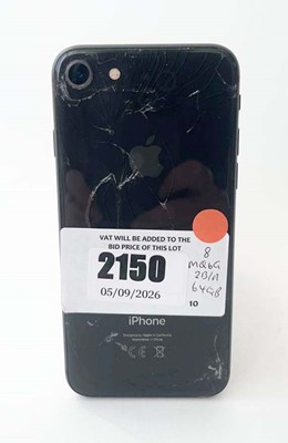 Lot iPhone 8 64GB Black (cracked)