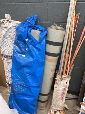 Lot 4394 - 3 Rolls of Duralay Rubber carpet underlay (2...