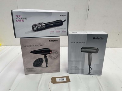 Lot 3609 - BaByliss Power Pro 2000 hair dryer, BaByliss...