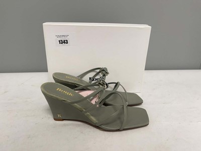 Lot Rouje Paris EU40 eva cuir high heels in green -...