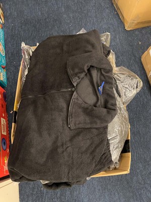 Lot 3730 - Box containing fleece jackets