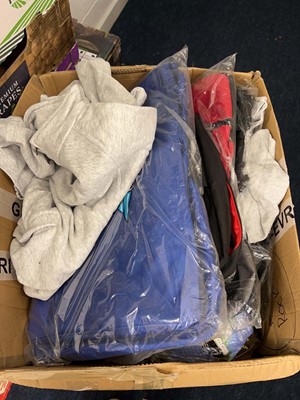Lot 3732 - Box containing mixed items to include clothing...