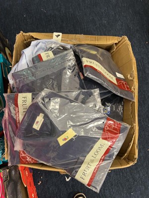 Lot 3738 - Box containing mixed jumpers and shirts