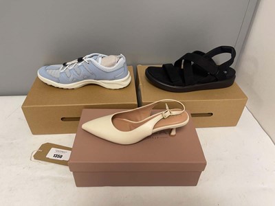 Lot 3x Boxed pairs of shoes to include Carvela...