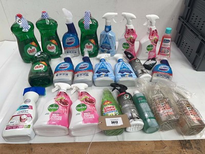 Lot 3612 - Washing up liquid, Multi purpose cleansers,...