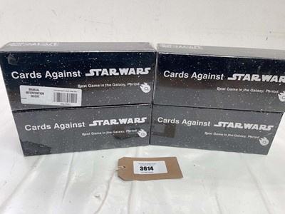 Lot 3614 - 4 packs of Cards Against Star Wars