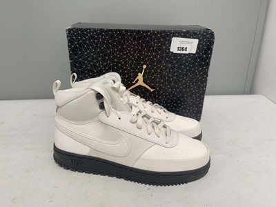 Lot Nike UK7.5 air jordan 4lab1 trainers in black -...