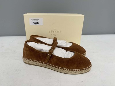 Lot Sezane UK6 mariana noisette shoes in brown -...