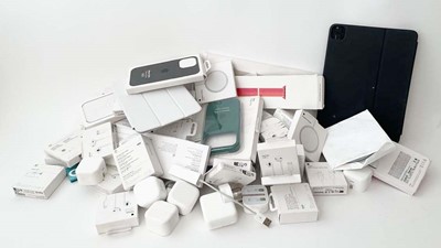 Lot Mixed Apple accessories; cables, cases....
