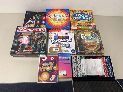 Lot 3771 - Boxed games to include Monopoly, Articulate,...