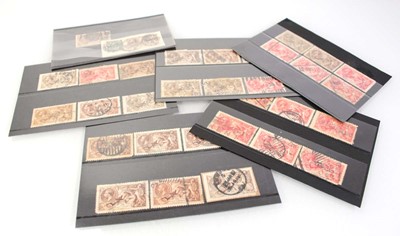 Lot 63 - Thiirty-three KGV 'seahorse' stamps