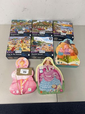 Lot 3772 - 8 x boxed puzzles, includes House of Puzzles,...