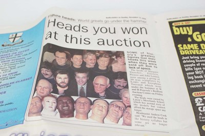 Lot 64 - A Louis & Josephine Tussaud waxwork head...
