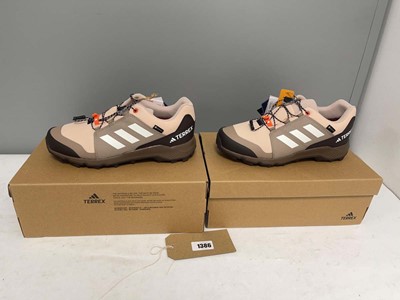 Lot 2x Boxed pairs of children's Adidas terrex gtx...
