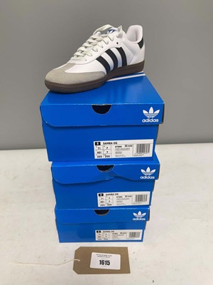 Lot 3x Boxed pairs of Adidas samba OG trainers in...