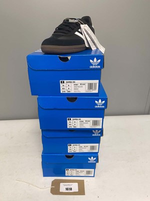 Lot 4x Boxed pairs of Adidas samba OG trainers in...
