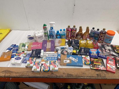 Lot 3627 - Assorted household cleaning products, air...