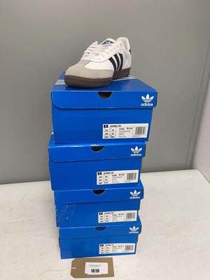 Lot 4x Boxed pairs of Adidas samba OG trainers in...