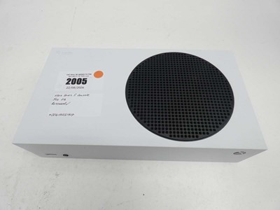 Lot 2005 - Xbox Series S 500GB console (unit only)