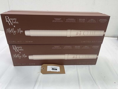 Lot 3634 - 2 Beauty Works x Molly-Maw 32mm curl kits