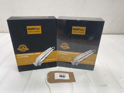 Lot 3637 - 2 Kooflex hair clipper sets