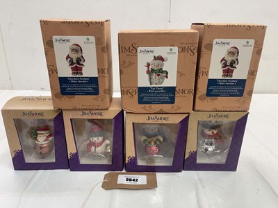 Lot 3642 - 7 Jim Shore Heartwood Creek Christmas decorations