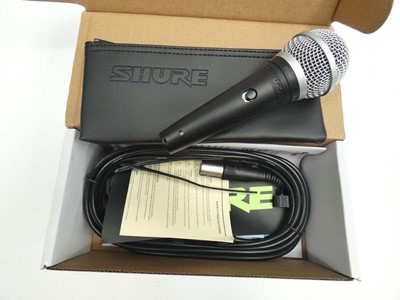Lot 2014 - Shure PGA48 microphone with case and cable