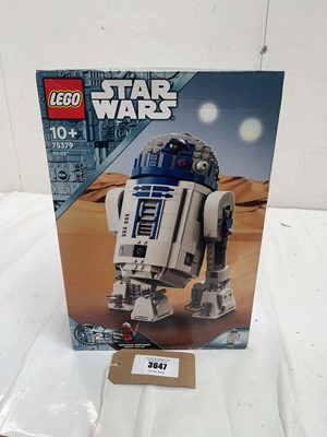 Lot 3647 - Lego Star Wars R2-D2 set no. 75379 boxed and...