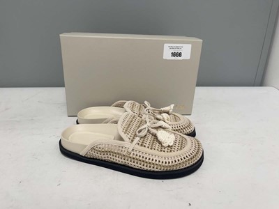 Lot Charles & Keith EU37 covered open back footbed...