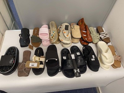 Lot 17x Pairs of sandals to include Arne, Under...