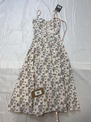 Lot 3781 - House of Cb steffani bee floral & cream dress...